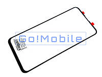 Стекло (для ремонта дисплея) для Huawei P Smart Z, Y9 Prime, Honor 9X черное + OCA оригинал (Китай)