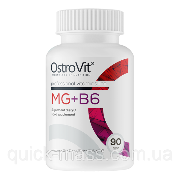 Магний + В6 Ostrovit MG+B6 90tab, фото 1