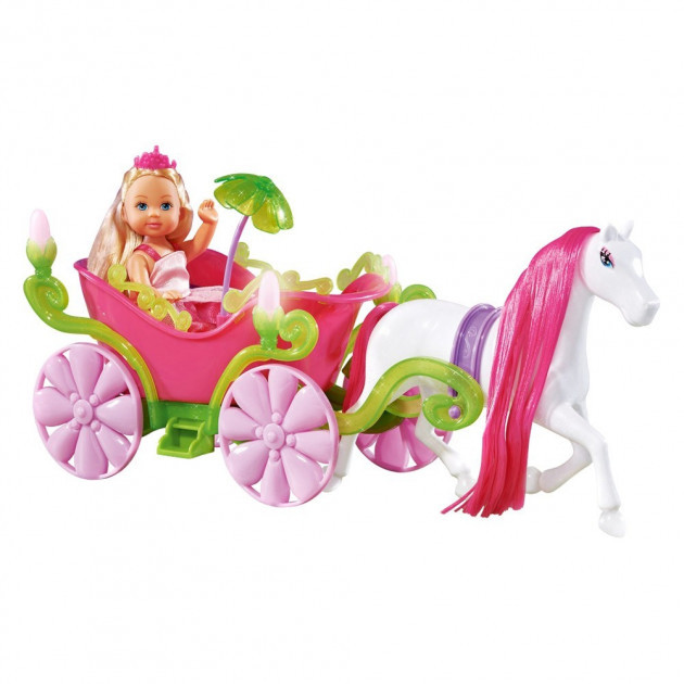 Лялька Evi в кареті з конячкою Simba 5735754