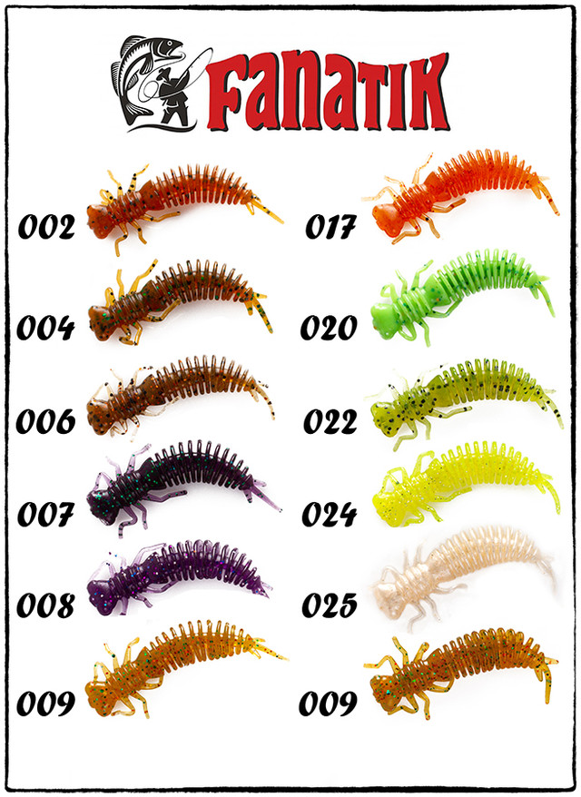 Варіанти забарвлень силікон Fanatik