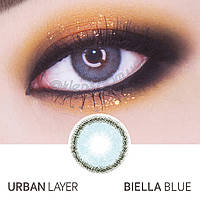 Контактные цветные линзы Urban Layer Biella Blue