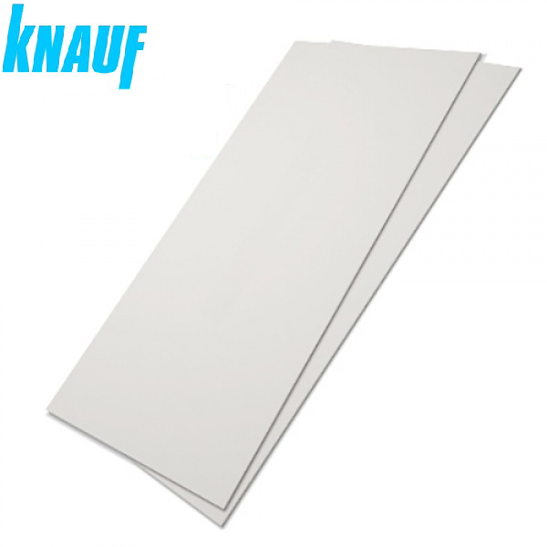 Гипсокартон Knauf 12,5*1200*2500мм обычный (стеновой) - фото 1 - id-p877194723