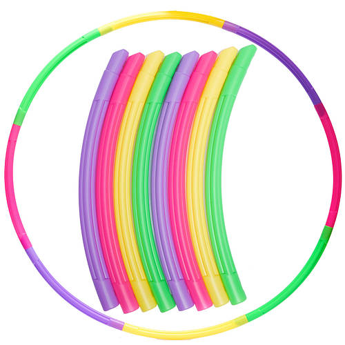 Купить Обруч складной Хула Хуп Hula Hoop FI-338 (пластик, 8 секций, d ...