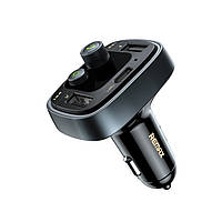 FM модулятор Bluetooth Remax Kezhi Series RC-230 2*USB 1*Type-C 4,8A