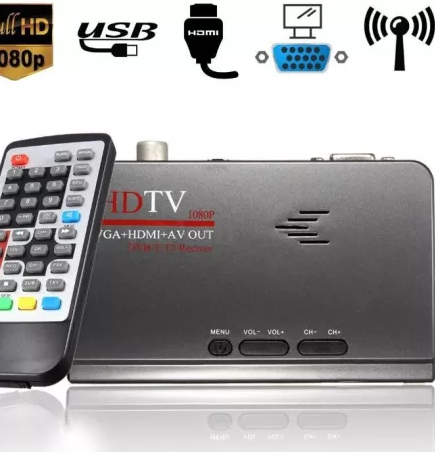 Внешний T2 ТВ тюнер к монитору VGA автономный tv tuner т2 vga вга (ID ...