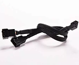 Перехідник раздвоитель 1 на 2 кулера 26см 4 pin, fan cooler hub кабель, фото 3
