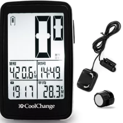Вело комп'ютер +підсвітка 2.2"CoolChange 57026 велокомп'ютер спідометр