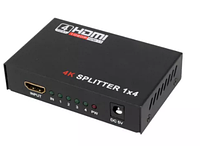 HDMI сплиттер 4K на 4 порта 1 вход ->на 4 экрана разветвитель Splitter