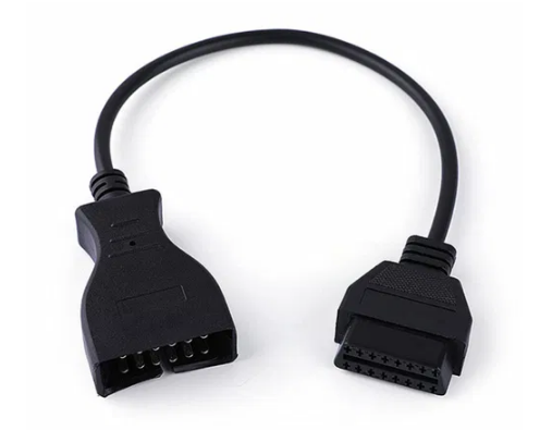 Перехідник 12-PIN GM на OBD-2 16pin для DAEWOO lanos, SENS, ВАЗ, СЕНС, фото 1