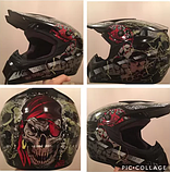 Мото Шолом Шолом S M L XL Мотокрос Квадроцикл + 3 Подарунки, фото 2