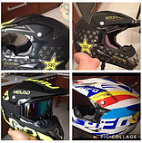 Мото Шолом Шолом S M L XL Мотокрос Квадроцикл + 3 Подарунки, фото 3