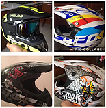 Мото Шолом Шолом S M L XL Мотокрос Квадроцикл + 3 Подарунки, фото 4