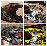 Мото Шолом Шолом S M L XL Мотокрос Квадроцикл + 3 Подарунки, фото 5
