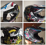 Мото Шолом Шолом S M L XL Мотокрос Квадроцикл + 3 Подарунки, фото 7