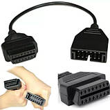 Перехідник GM12 12pin (OBDI, OBD1) на OBD2 16pin (ВАЗ, Daewoo), фото 8