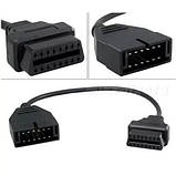 Перехідник GM12 12pin (OBDI, OBD1) на OBD2 16pin (ВАЗ, Daewoo), фото 9