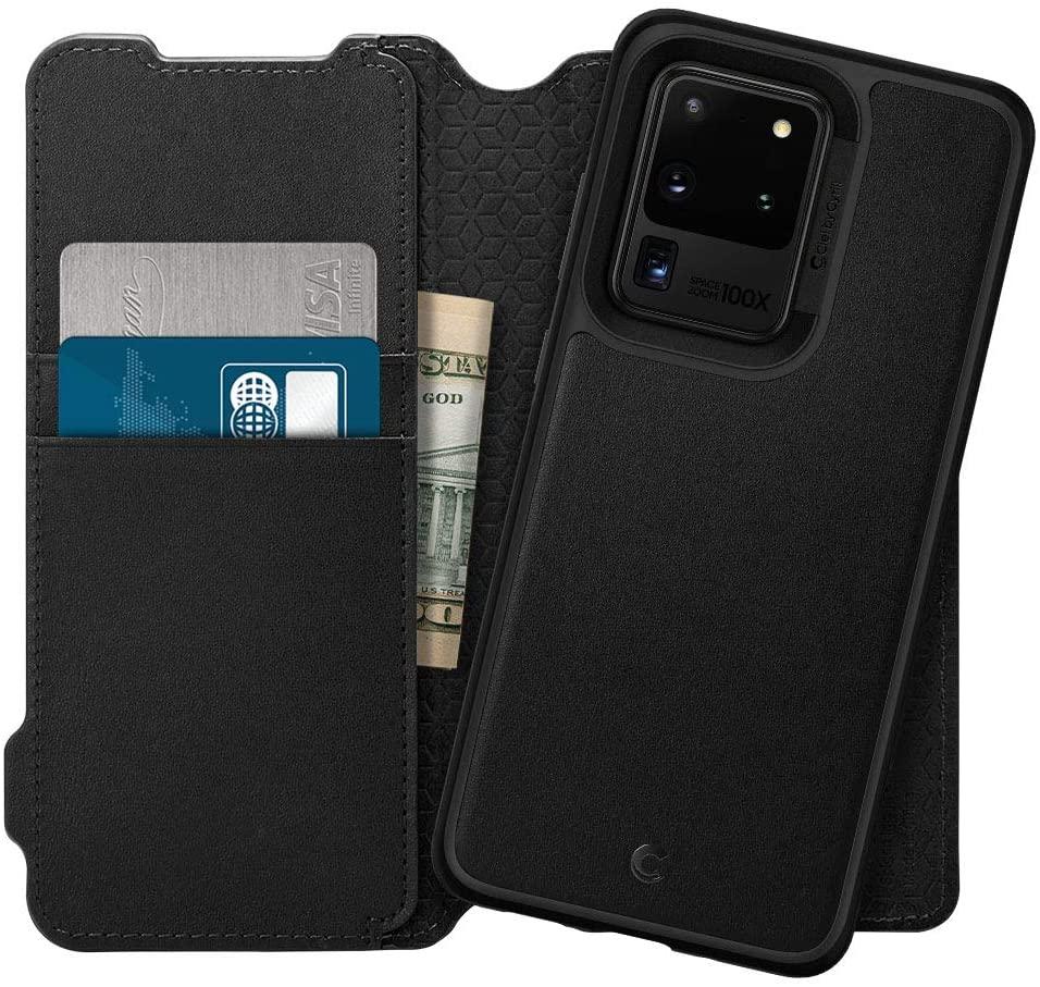 Чехол - книжка Spigen для Samsung Galaxy S20 Ultra, Wallet Brick (ACS00732)