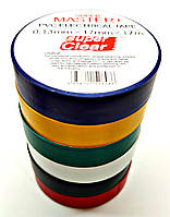 Изолента цветная "Super Master +" 0,15mm х 17mm х 17m
