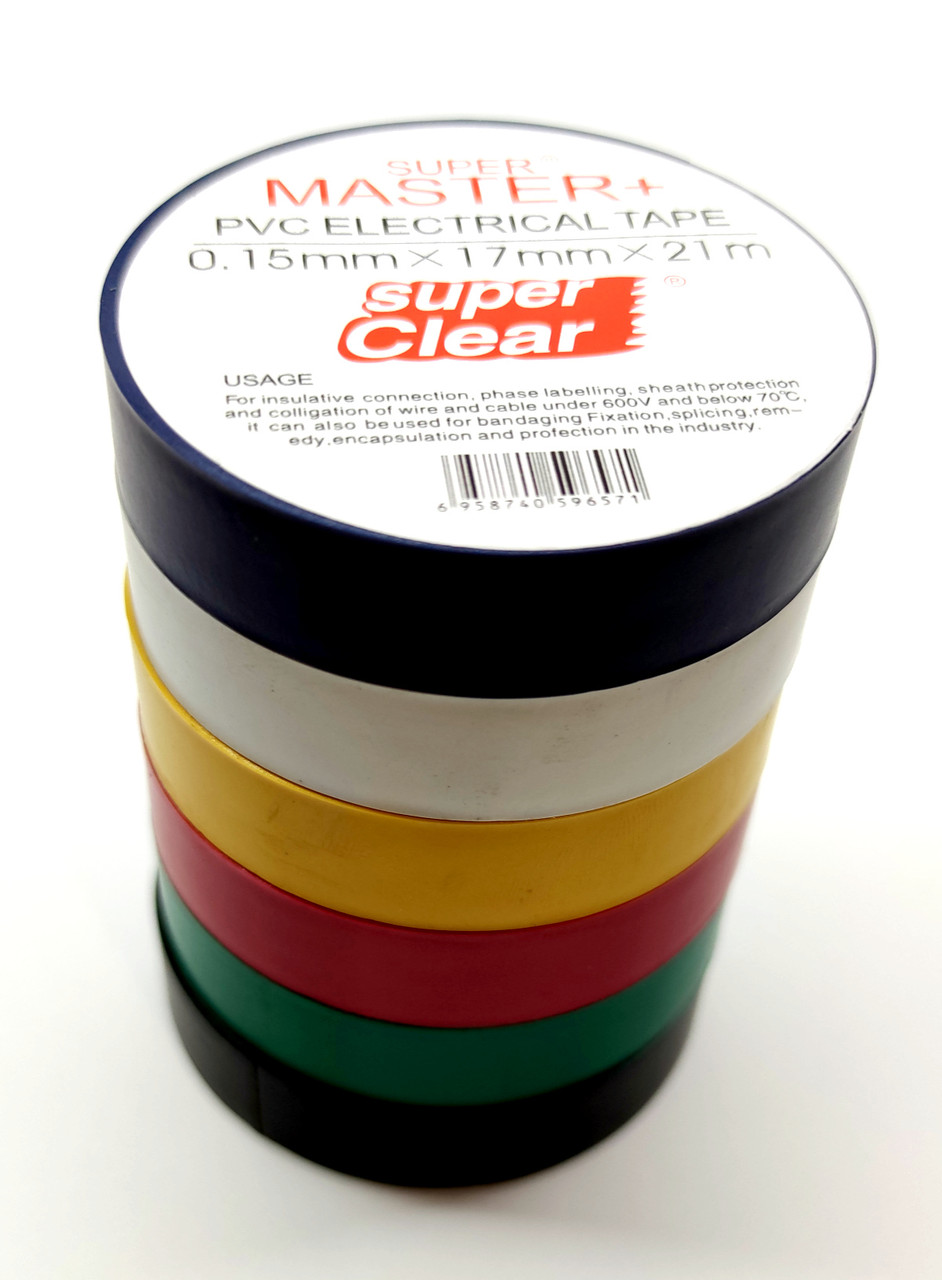 Ізострічка кольорова (чорна та синя) "Super Master +" 0,15mm х 17mm х 21m