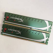 Оперативна пам'ять Kingston HyperX DDR3 8Gb 2х4 Б/У