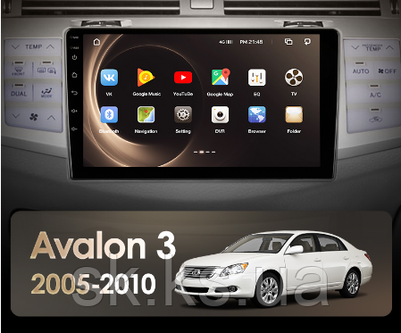 Junsun 4G Android магнітола для Toyota Avalon 3 2005 - 10 GSX30 2010 - 12