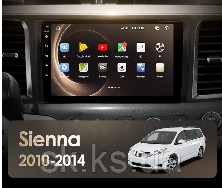 Junsun 4G Android магнітолу для Toyota Sienna 3 XL30 2010 — 2014