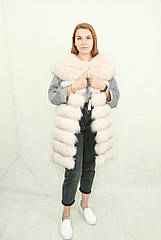 Хутряний жилет із фінського песця