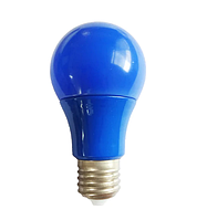 Светодиодная лампочка 7Вт А60 Е27 синяя