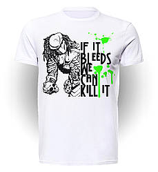 Футболка Gee! Біла з малюнком Чужий Alien Kill it AL.01.014