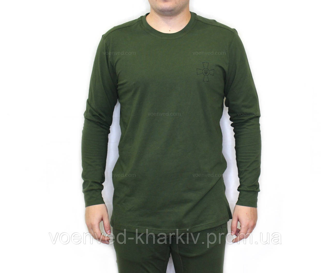 Білизна натільна демісезонна бавовняна ЗСУ олива, фото 1