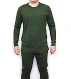 Білизна натільна демісезонна бавовняна ЗСУ олива, фото 2