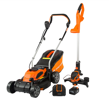 АКУМУЛЯТОРНОЯ ГАЗОНОКОСАРКА 2В1 НІМЕЧЧИНА YARD FORCE 32СМ 40V LM G32 + LTG30