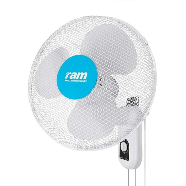 Настінний поворотний вентилятор RAM Wall Fan 40 см 40 W 3 швидкості