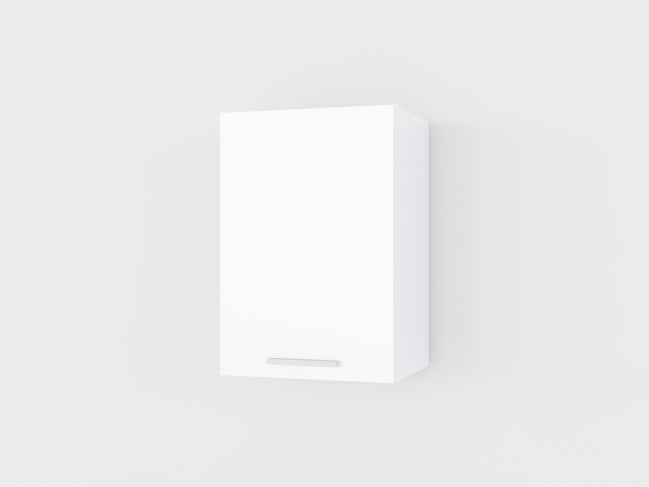 Кухонна підвісна шафа на 2 полиці з Ламінованого ДСП Навісна шафка для модульної кухні 40 см, фото 1