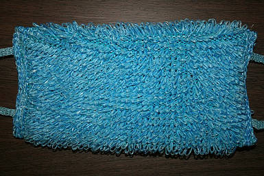 Мочалка "ЕЛІТ" (в'язаний. подвійний. 15*35см)