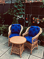 Меблі для кафе барів ресторанів із дерева  ⁇  набір плетений для дачі  ⁇  плетені столики та крісла з лози