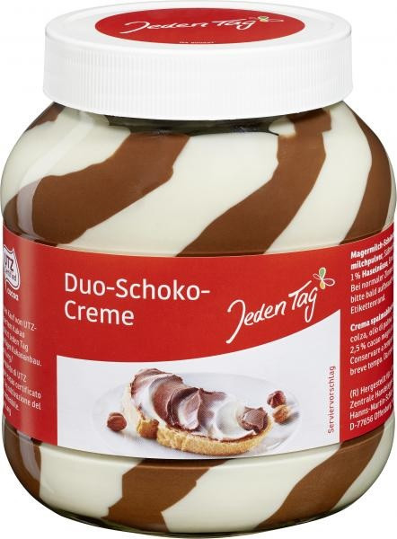 Шоколадна паста Duo-Schoko Creme Jeden Tag 750 г Німеччина