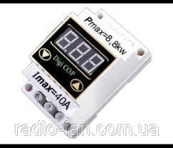Терморегулятор цифровий МТР-2 на din-рейку 40 А двопороговий, фото 1