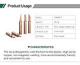 BEST 5 шт. жала паяльні 900M-T з безкисневої міді 900M-T-3C, 900M-T-SK, 900M-T-IS, 900M-T-K, 900M-T-I, фото 4