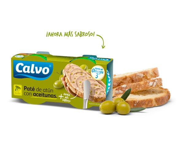 Паштет из тунца с оливками Calvo упаковка 2*75 г Испания - фото 3 - id-p1219941913
