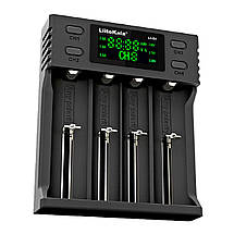 Універсальний зарядний пристрій Liitokala Lii-S4 4 каналу Ni-Mh/Li-ion/LiFePo4 USB LCD, фото 2