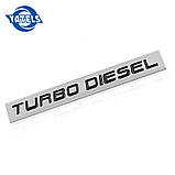 Шильд значок емблема прикраса шильдик для автомобіля авто turbo disel, фото 6