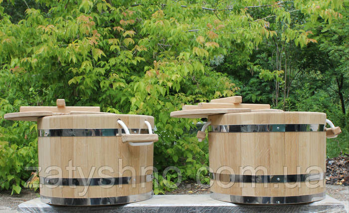 Купить Запарник для двух веников с крышкой 30 л., цена 2070 ₴ — Prom.ua ...