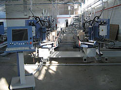 Комплект обладнання для виробництва 240 вікон у зміну ROTOX 2009 рік