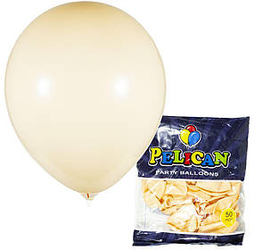 Кульки повітряні Pelican 10' (26 см) макарун помаранчевий 50 шт/уп 1050-902 KNZ