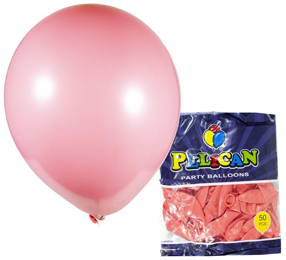 Кульки повітряні Pelican 10' (26 см) макарун червоний 50 шт/уп 1050-909 KNZ