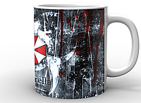 Кружка чашка Gee! белая Обитель зла Resident Evil эмблема RE.02.003