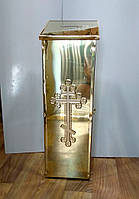 Ящик для пожертвувань з булату з хрестом