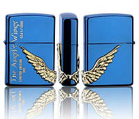 Запальничка ZIPPO Бензинова Angel Wings Blue