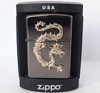 Зажигалка ZIPPO Бензиновая Gold Dragon